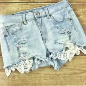 American Eagle Hi-Rise Jean Shorts